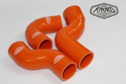 ORANGE SILICONE TURBO INTERCOOLER BOOST HOSE KIT FOR DEFENDER TD5