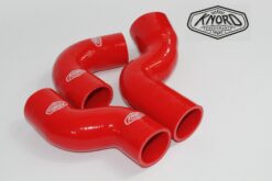 RED SILICONE TURBO INTERCOOLER BOOST HOSE KIT FOR DEFENDER TD5