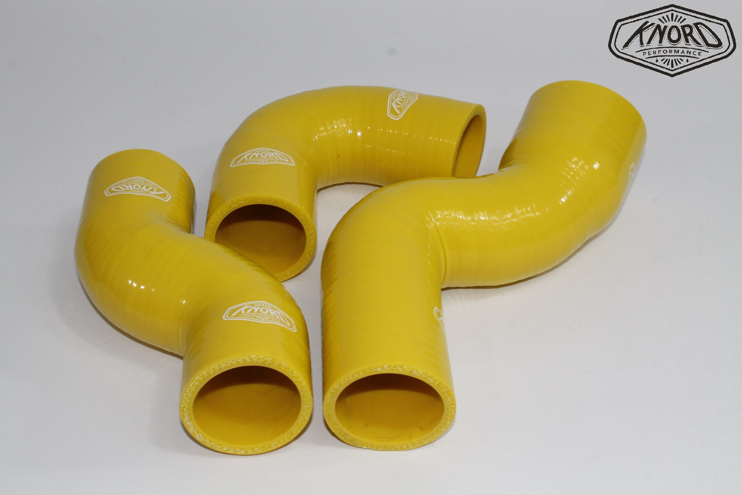 DEFENDER TD5 Turbo Intercooler Boost Silicone Hose Kit Yellow - Image 4