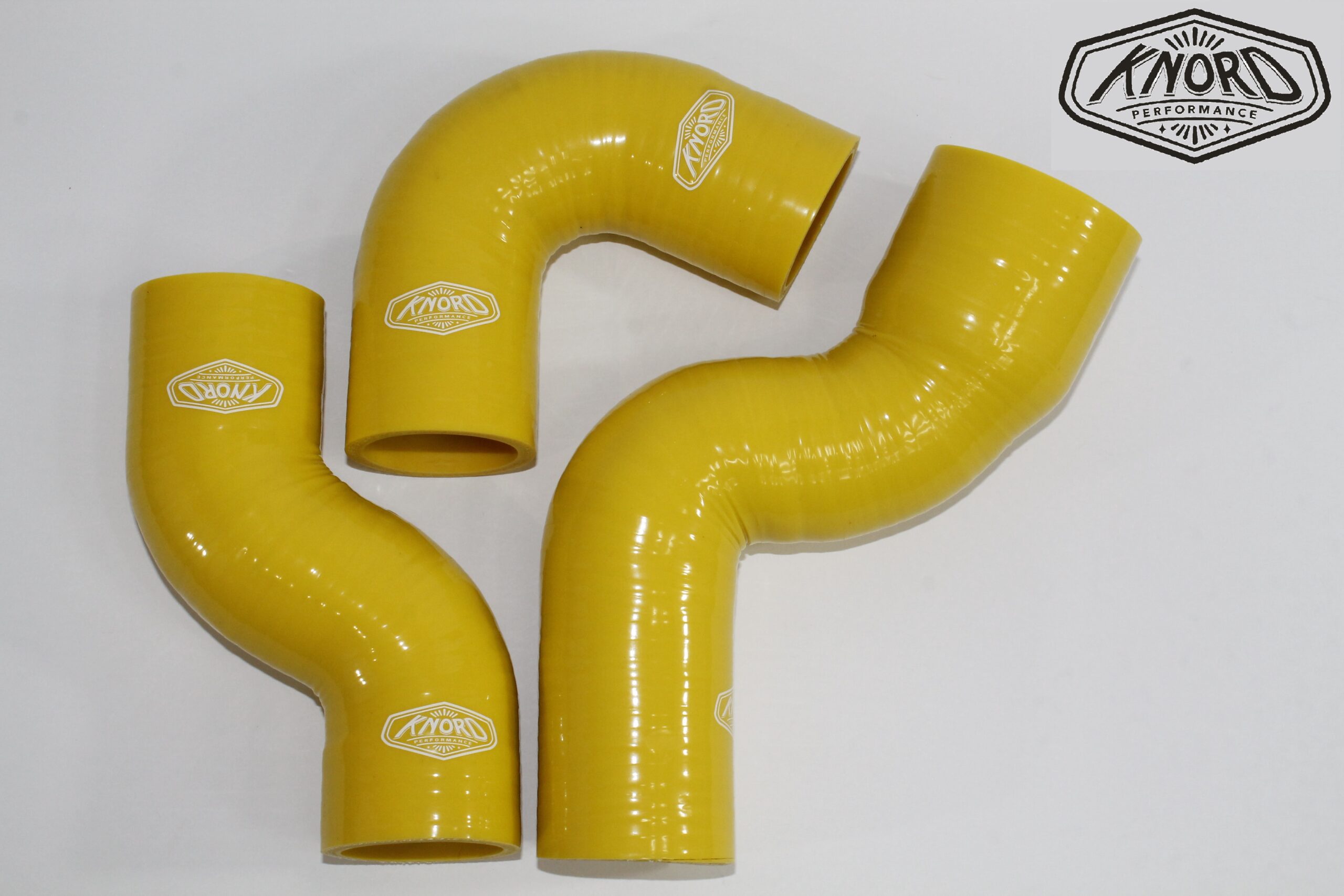 DEFENDER TD5 Turbo Intercooler Boost Silicone Hose Kit Yellow - Image 2