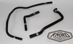 BLACK SILICONE COOLANT EGR COOLER HOSE SET FOR DISCOVERY 2 TD5 15P/16P