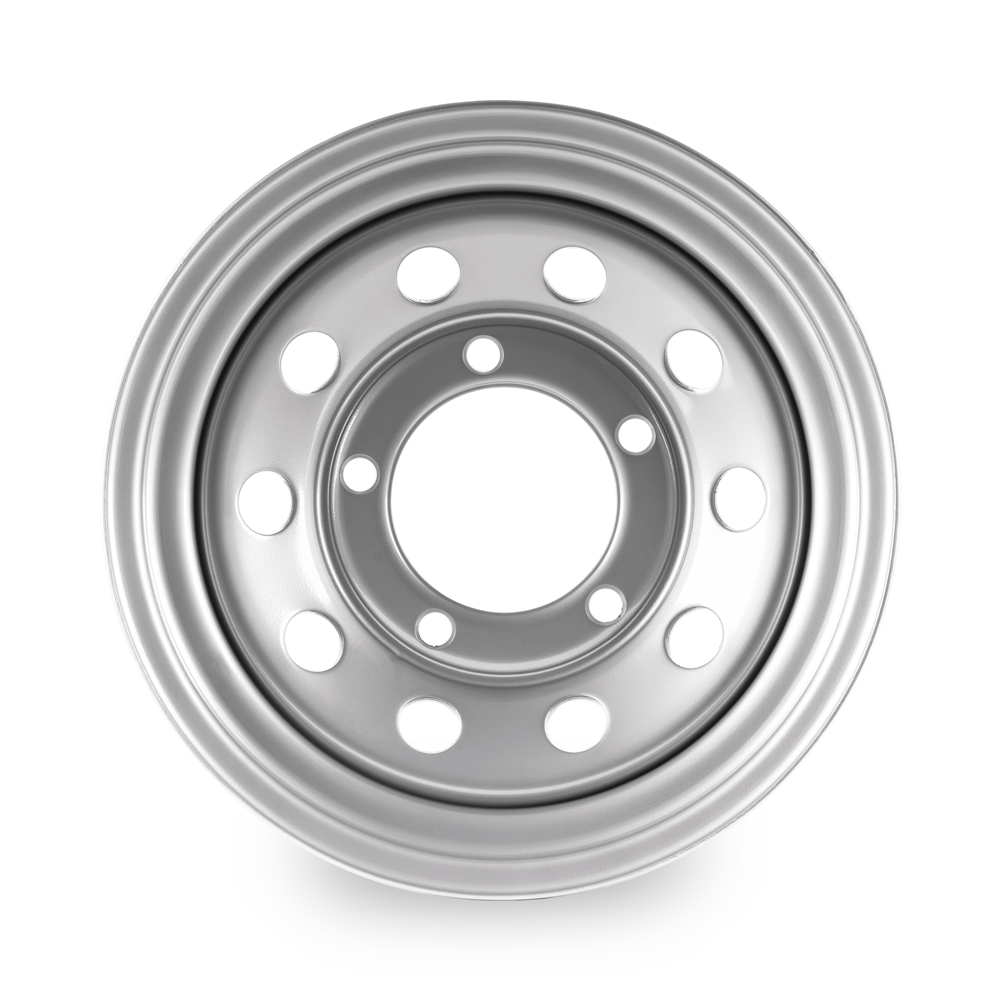 LAND ROVER DEFENDER 90/110/130 MODULAR STEEL WHEEL 16" x 8" ET0 SILVER - Image 3