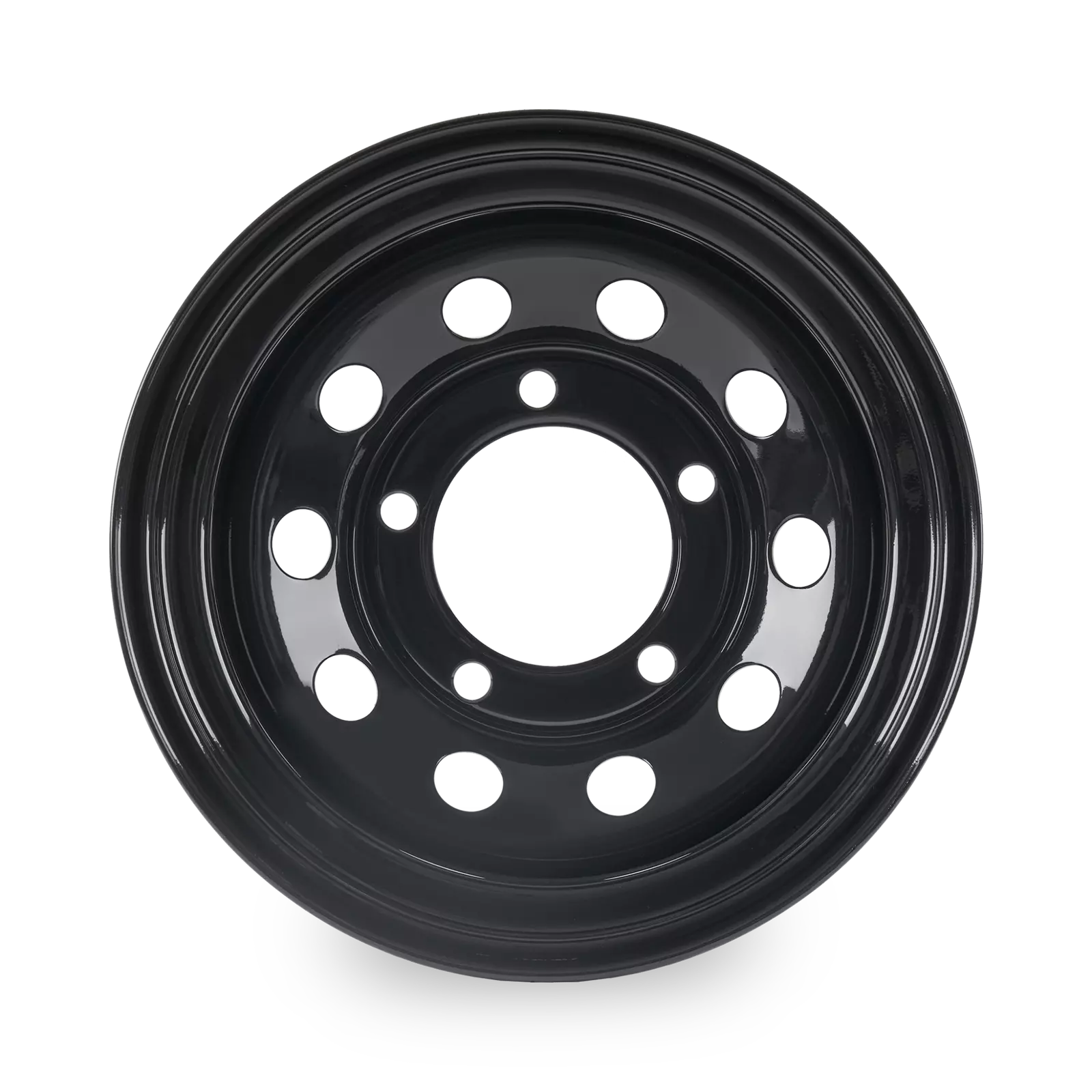 BLACK MODULAR STEEL WHEEL 16" x 8" ET-35 FOR DEFENDER 90/110/130 1983-2016 - Image 2