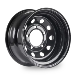 BLACK MODULAR STEEL WHEEL 16" x 8" ET-35 FOR DEFENDER 90/110/130 1983-2016 