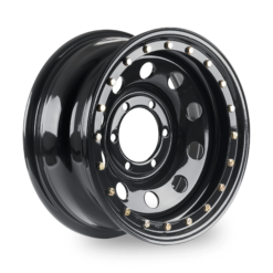 DEFENDER MODULAR STEEL WHEEL IMITATION BEADLOCK 16" x 8" ET-32 BLACK