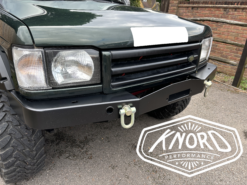 HEAVY DUTY STEEL FRONT WINCH BUMPER WITH SWIVEL POINTS FOR DISCOVERY 2