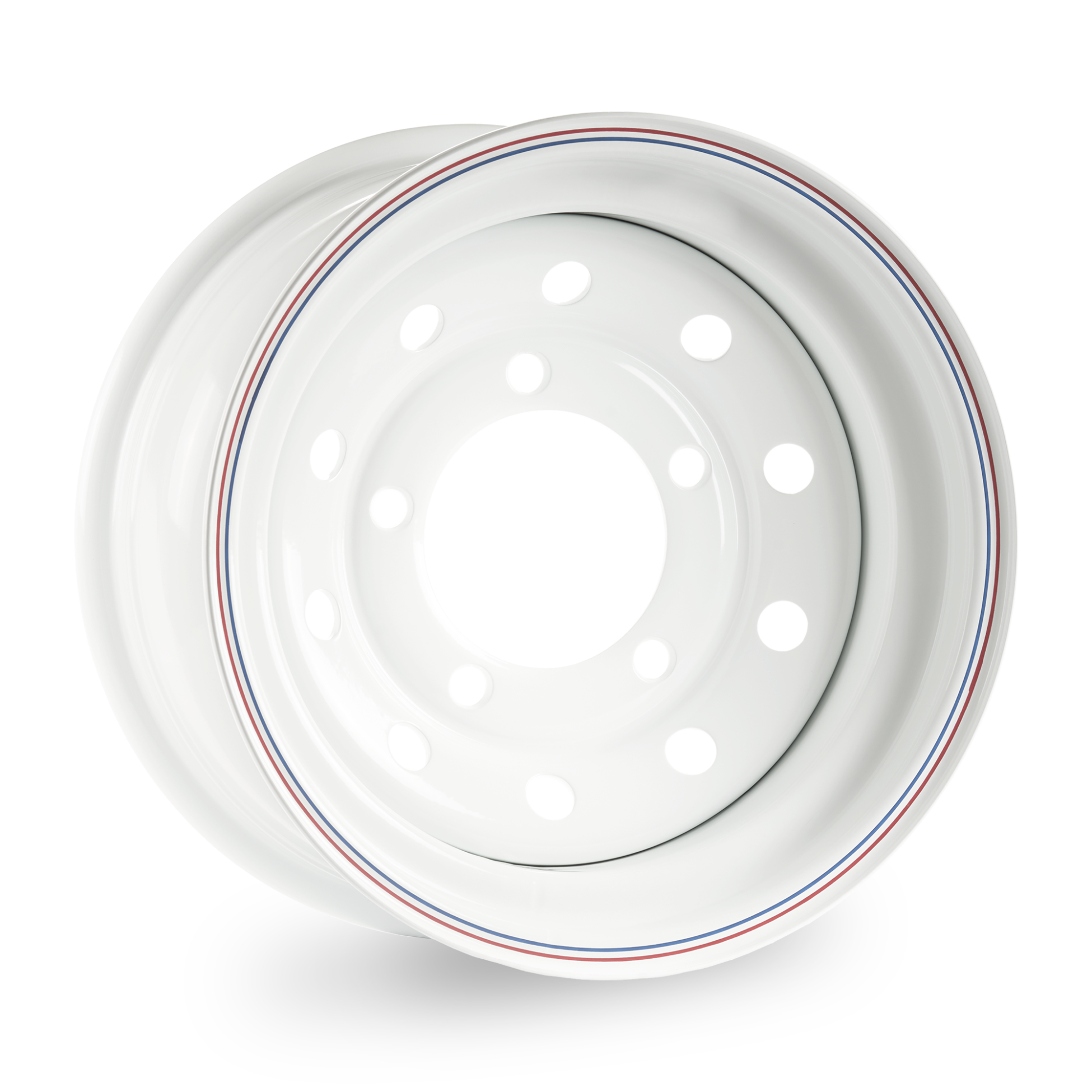 LAND ROVER DISCOVERY 1 MODULAR STEEL WHEEL 16" x 7" ET0 WHITE - Image 2