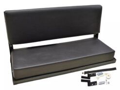 REAR FOLDING BENCH SEAT BLACK FOR DEFENDER