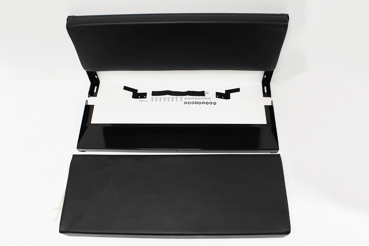 REAR FOLDING BENCH SEAT BLACK FOR DEFENDER - Image 2