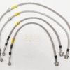 GOODRIDGE STAINLESS STEEL + 5" EXTENDED BRAKE HOSES FOR DISCOVERY 2