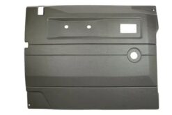 DARK GREY LH DOOR CARD PUSH BUTTON MANUAL WINDOWS FOR DEFENDER UPTO 2007