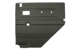 BLACK RH REAR DOOR CARD PUSH BUTTON MANUAL WINDOWS FOR DEFENDER UPTO 07