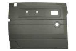 LIGHT GREY LH DOOR CARD PUSH BUTTON MANUAL WINDOWS FOR DEFENDER UPTO 2007