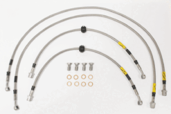 STANDARD LENGTH GOODRIDGE STAINLESS STEEL BRAKE HOSE KIT FOR RANGE ROVER L322