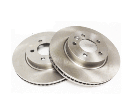 FRONT VENTED BRAKE DISCS PAIR FOR DISCOVERY 2