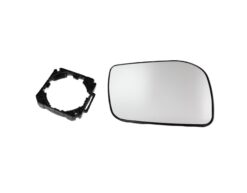 RIGHT HAND WING MIRROR GLASS & ADAPTOR, DRIVERS SIDE O/S FOR RANGE ROVER P38