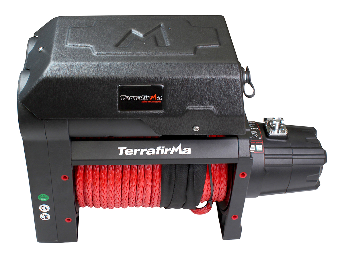 TERRAFIRMA TWIN MOTOR HIGH SPEED 12000LB WINCH WITH 50M SYNTHETIC ROPE - Image 4