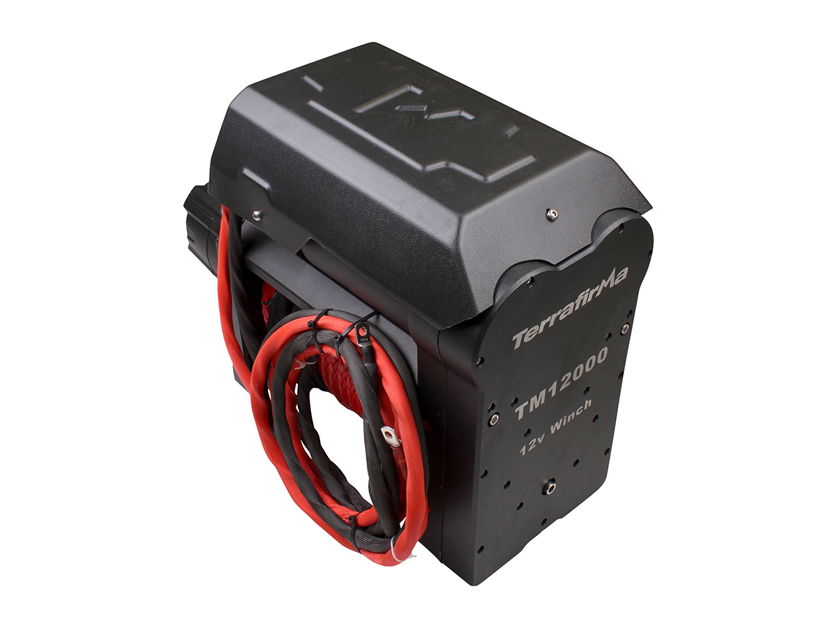 TERRAFIRMA TWIN MOTOR HIGH SPEED 12000LB WINCH WITH 50M SYNTHETIC ROPE - Image 3