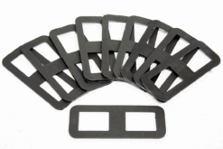 1mm THICK DOOR HINGE TO BULKHEAD GASKET SET x10 FOR DEFENDER