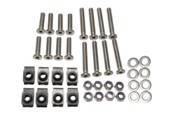 STAINLESS STEEL FRONT DOOR HINGE BOLT KIT FOR DEFENDER