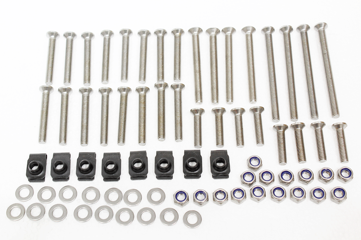 4 DOOR STAINLESS STEEL HINGE BOLTS KIT FOR DEFENDER