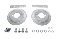 GALVANISED REAR SPRING SEAT AND RETAINER WITH FITTING KIT FOR DEFENDER