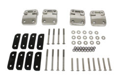 2ND ROW DOORS STAINLESS STEEL DOOR HINGE KIT FOR DEFENDER