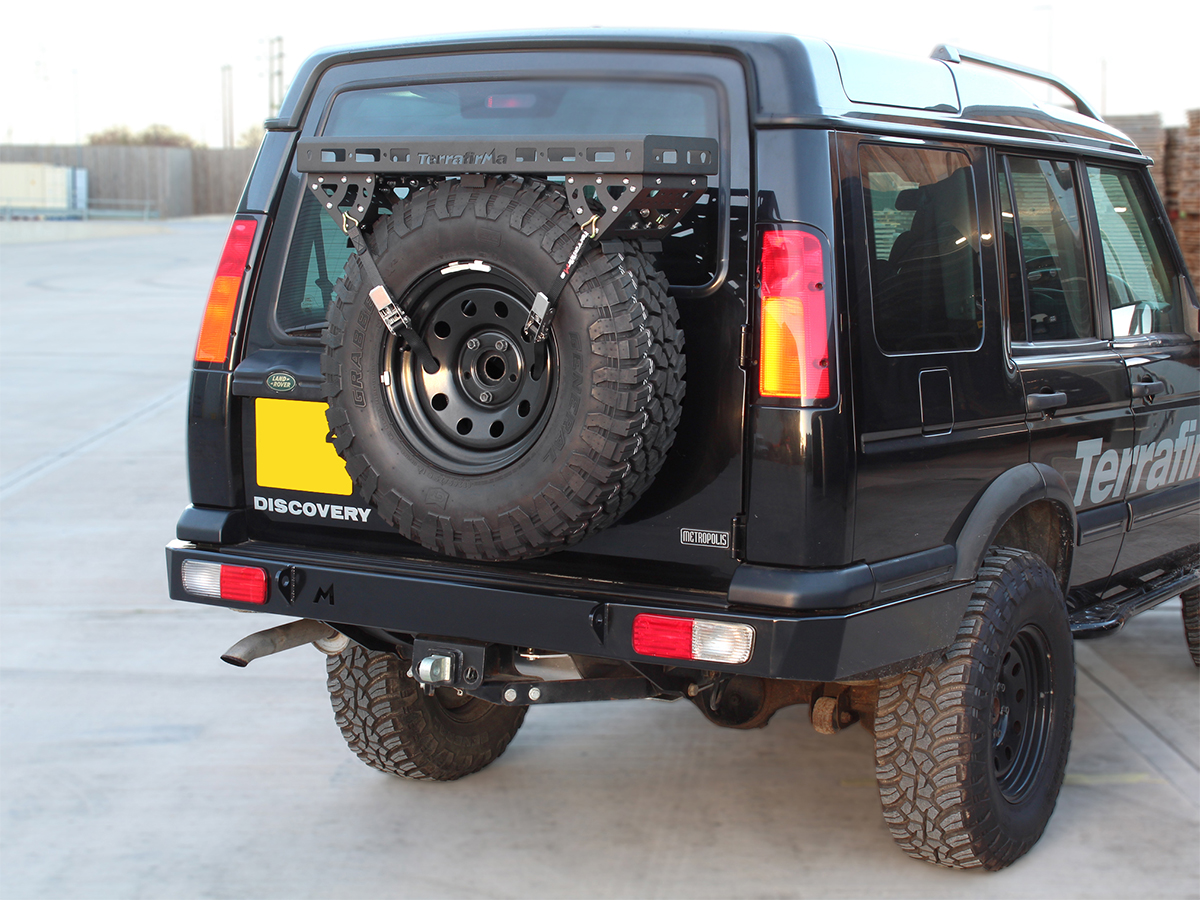 TERRAFIRMA SPARE WHEEL MOUNTED CARGO SHELF FOR DEFENDER - Image 2