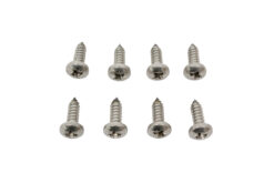 STAINLESS STEEL FRONT GRILLE SCREWS x8 FOR DEFENDER 