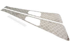 ALUNINIUM WING TOP CHEQUER PLATE PAIR FOR DEFENDER 