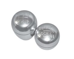 ALUMINIUM GEAR KNOB AND TRANSFER KNOB SET FOR DEFENDER R380 