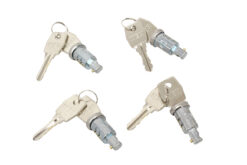 DOOR LOCK BARREL AND KEY SET FOR DEFENDER 1986-2001 