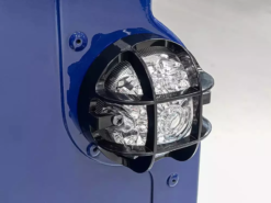 ROUND REAR TAIL LIGHT AND INDICATOR GUARD FOR DEFENDER 