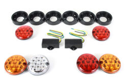 95mm NAS STYLE LED REAR LIGHT UPGRADE KIT FOR DEFENDER