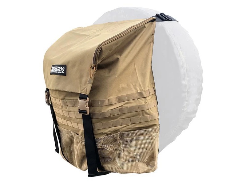 TRASHAROO SPARE WHEEL RUBBISH STORAGE CARGO BAG BEIGE