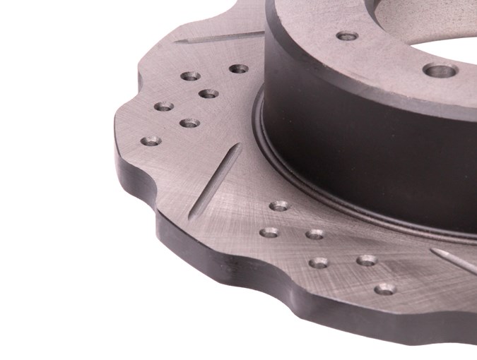 Terrafirma Rear Drilled And Grooved Wavy Discs For Defender 90 - Image 4