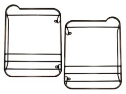 REAR HINGED LIGHT GUARDS PAIR FOR DEFENDER