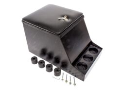 TERRAFIRMA BLACK SECURITY METAL CUBBY BOX FOR DEFENDER