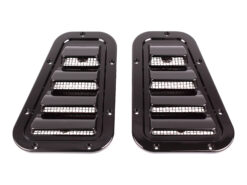 TERRAFIRMA SPORT WING TOP AIR INTAKE VENT PAIR GLOSS BLACK FOR DEFENDER