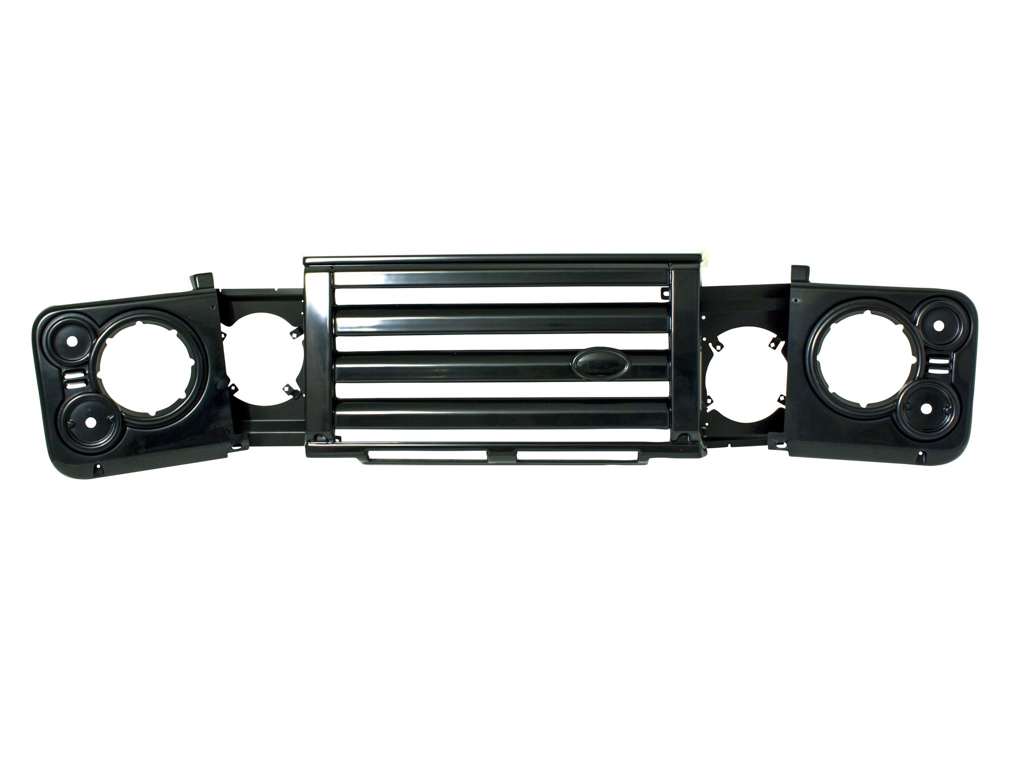TERRAFIRMA TVX FRONT GRILLE HEADLIGHT SURROUNDS GLOSS BLACK FOR DEFENDER - Image 2
