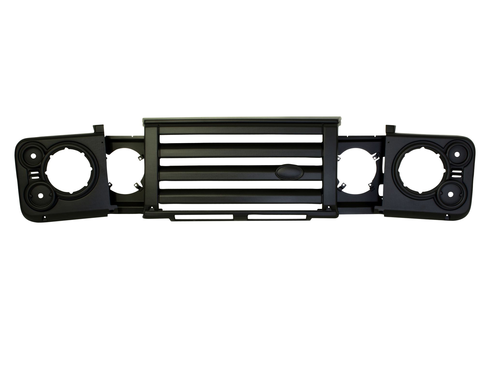 TERRAFIRMA TVX FRONT GRILLE HEADLIGHT SURROUNDS MATT BLACK FOR DEFENDER - Image 2