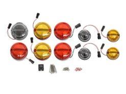 Terrafirma Halo & Bar LED Complete 95mm Light Kit For Defender - Coloured - TF31041