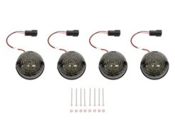 Terrafirma Scrolling Smoked LED Indicators For Defender Front & Rear 73mm TF31056