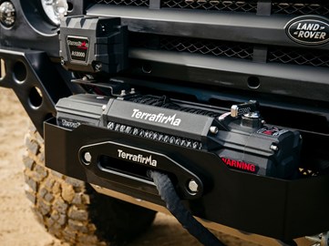 TERRAFIRMA A12000 12v ELECTRIC WINCH 12000lb WITH SYNTHETIC ROPE TF3301