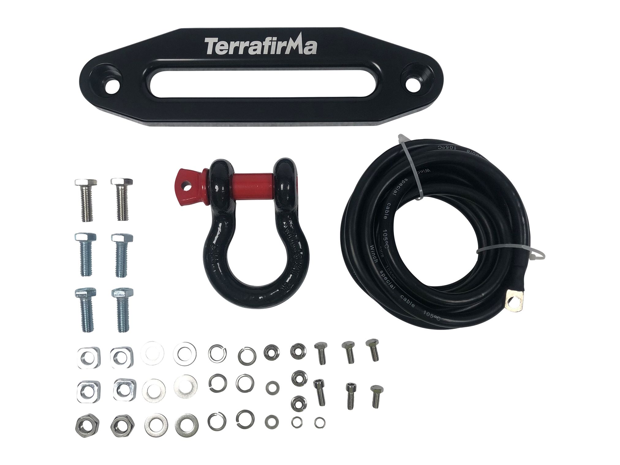 TERRAFIRMA M12.5S 12v ELECTRIC WINCH SYNTHETIC ROPE 2 REMOTE CONTROL - Image 6