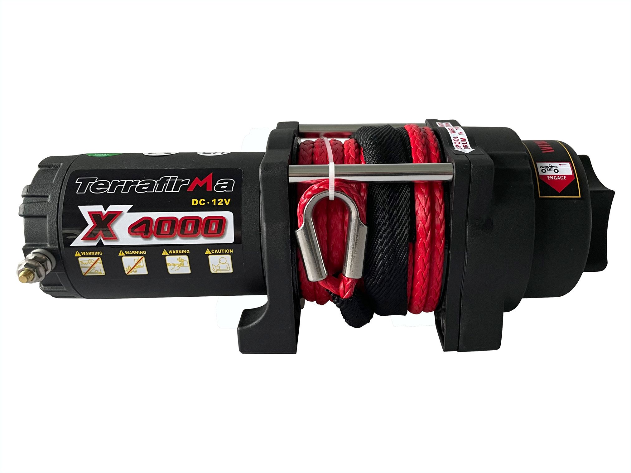 Terrafirma X4000 12v Wireless 4000lbs Winch TF3340 - Image 3