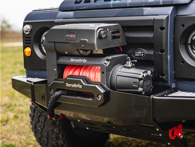 Terrafirma Twin Motor High Speed TM12000 Electric Winch With 50m Synthetic Rope - Image 2