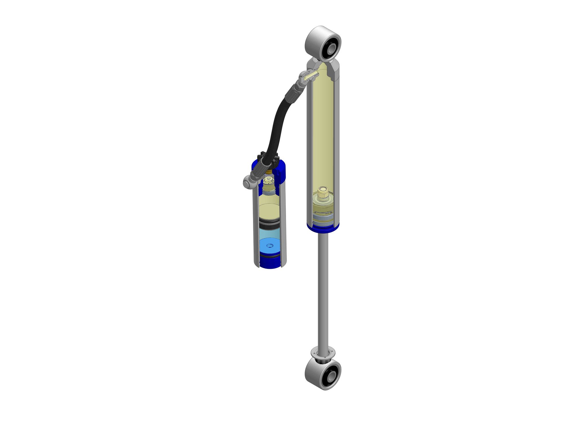 8 Stage Remote Reservoir Shock Absorber - Rear - Plus 2" - Image 5
