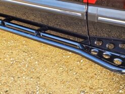 TERRAFIRMA RAID STYLE ROCK SLIDERS WITH TREE BARS FOR DISCOVERY 2