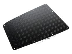 Terrafirma Black Bonnet Chequer Plate For Defender 1983-2007 TF8201